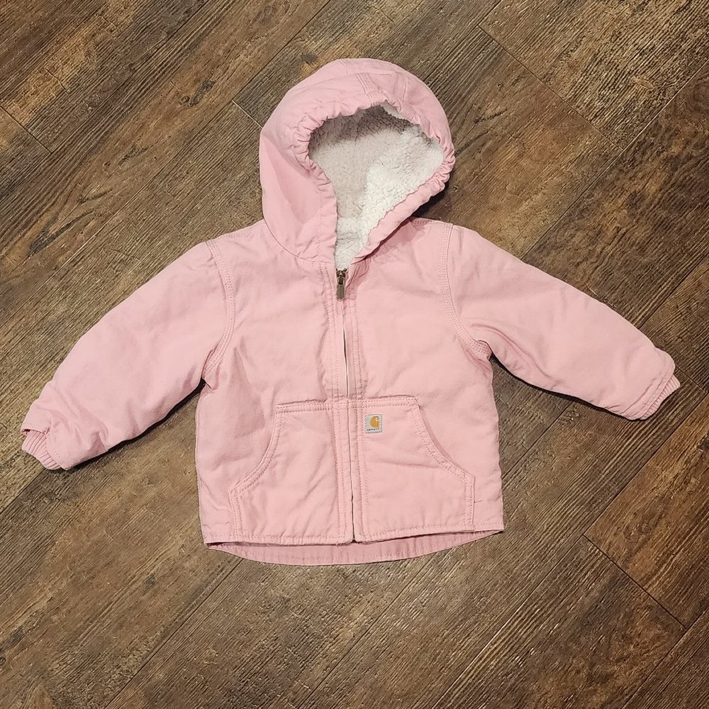 Pink toddler carhartt jacket